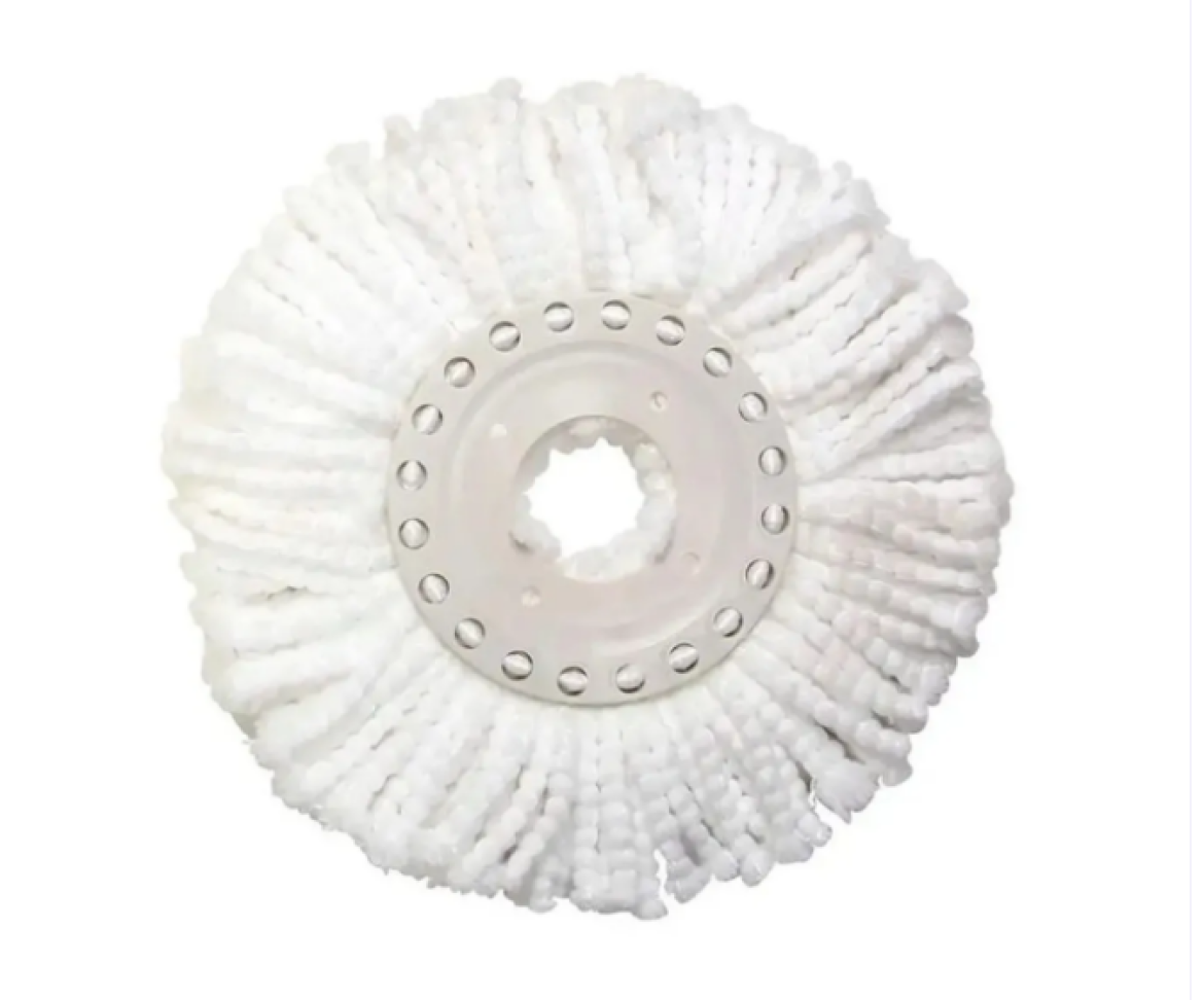 REFIL MICROFIBRA P/ MOP 360 LIMPEZA ÚMIDA BRANCO PERFECT PRO