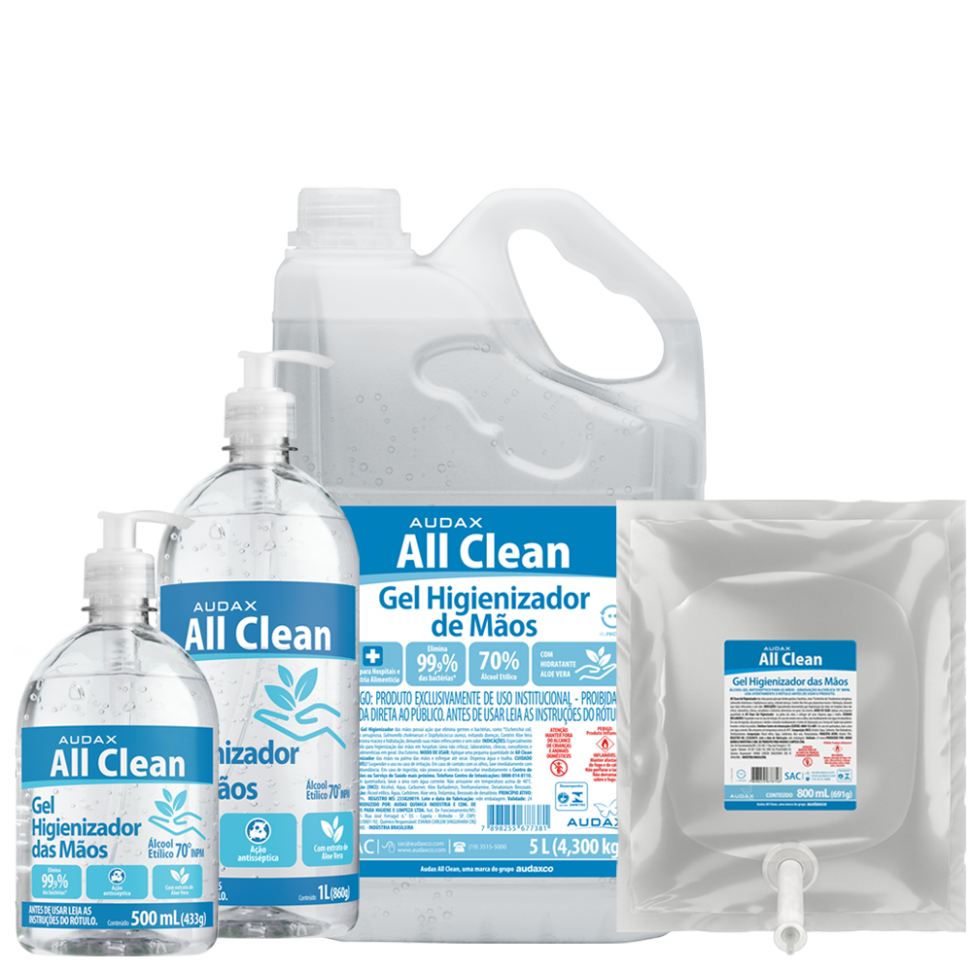 ALL CLEAN ÁLCOOL GEL 70º