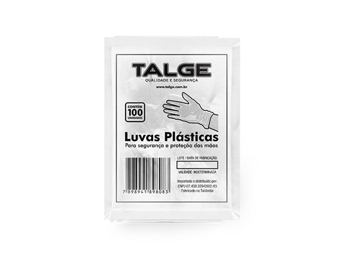 LUVA PLÁSTICA