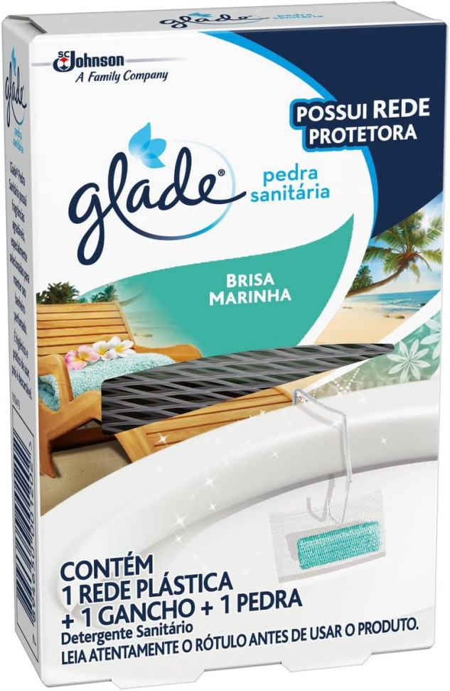 GLADE DESODORIZADOR SANITÁRIO PEDRA 25G