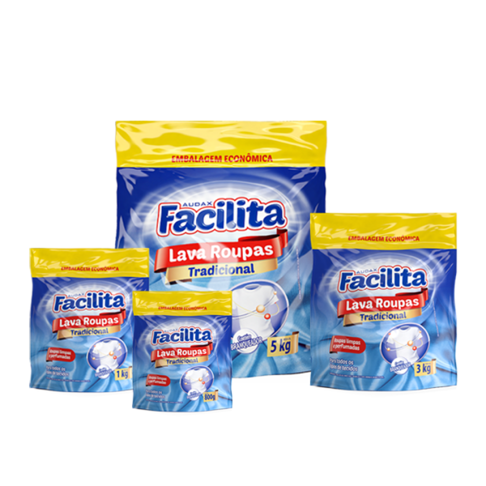 FACILITA LAVA ROUPAS EM PÓ