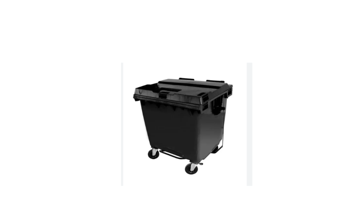 LIXEIRA COLETOR MOVEL PARA LIXO CAPACIDADE 660L COM PEDAL - #3