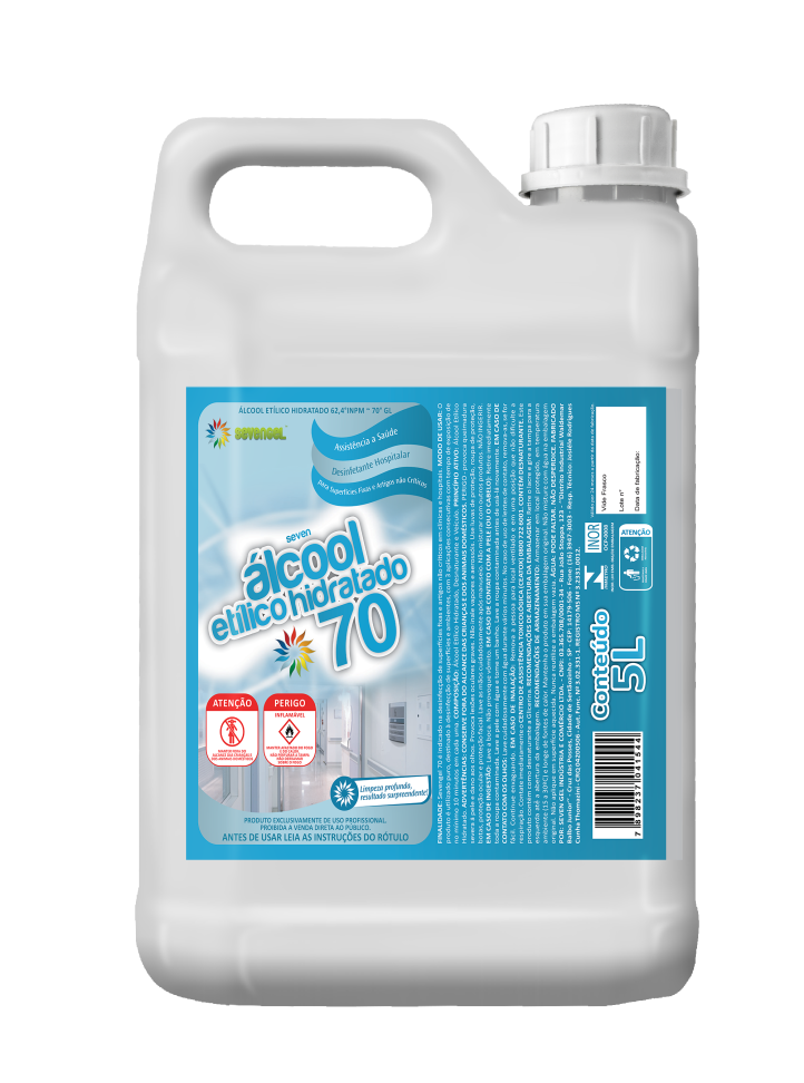 ÁLCOOL ETÍLICO HIDRATADO 70 INPM SEVENGEL