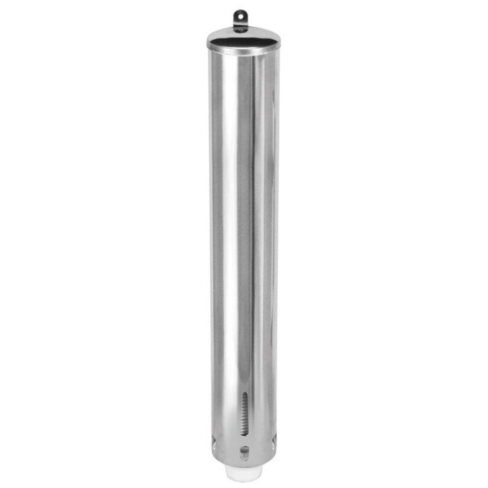 DISPENSER EM AÇO INOX PARA COPO DE CAFÉ