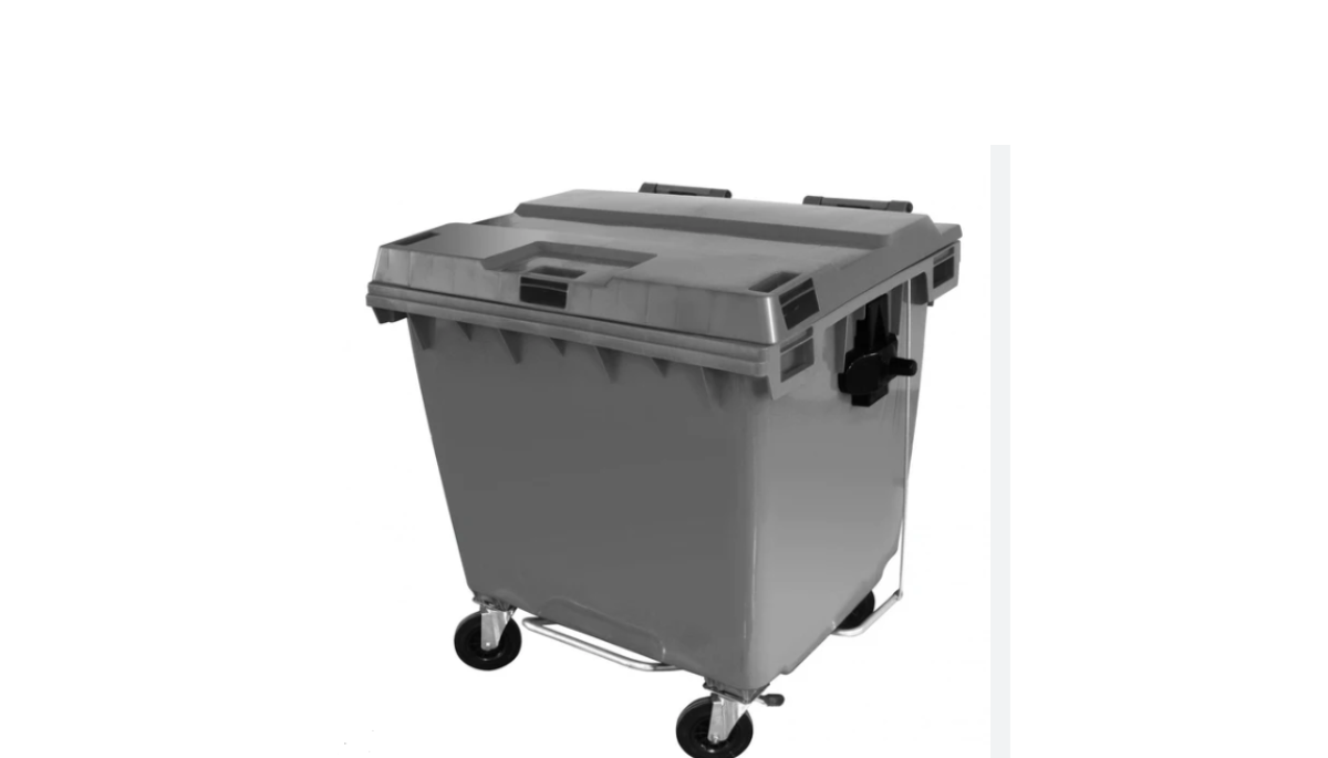 LIXEIRA COLETOR MOVEL PARA LIXO CAPACIDADE 660L COM PEDAL - #4