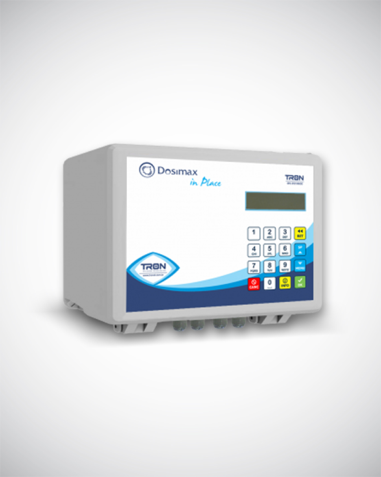 DOSADOR DOSIMAX INPLACE | CONTROLADOR DE PROCESSOS PARA LIMPEZA CIP