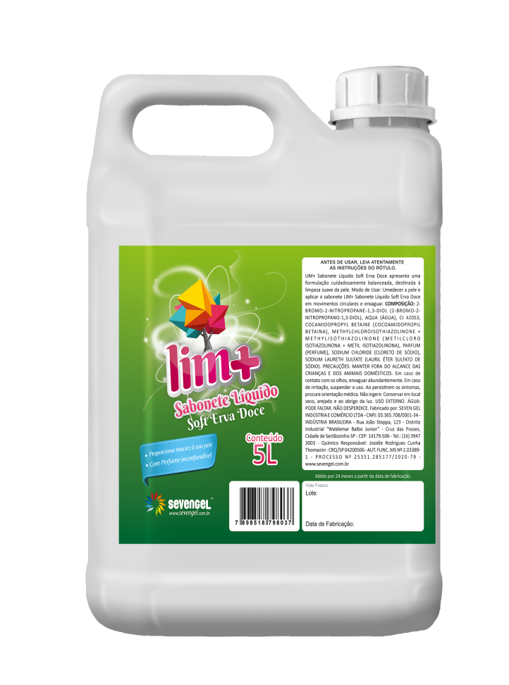 LIM+ SABONETE SOFT ERVA DOCE