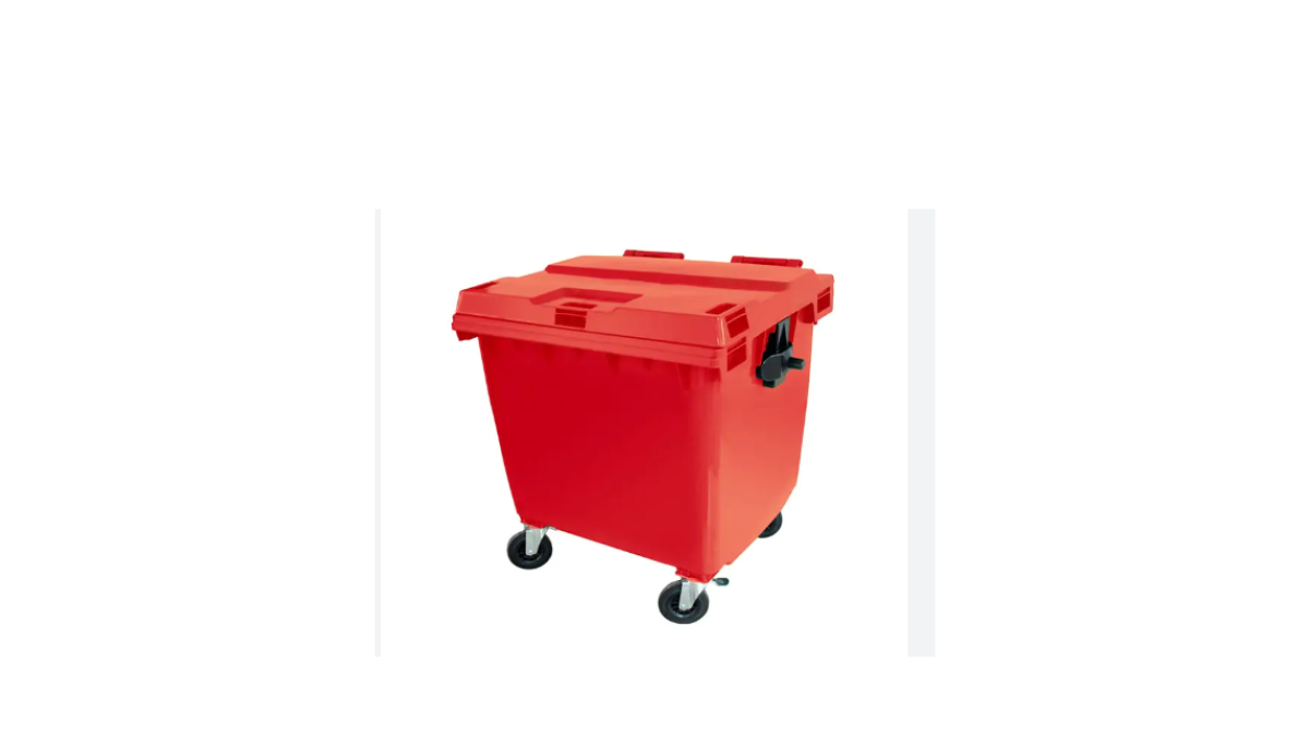 LIXEIRA COLETOR MOVEL PARA LIXO CAPACIDADE 1000L - #4