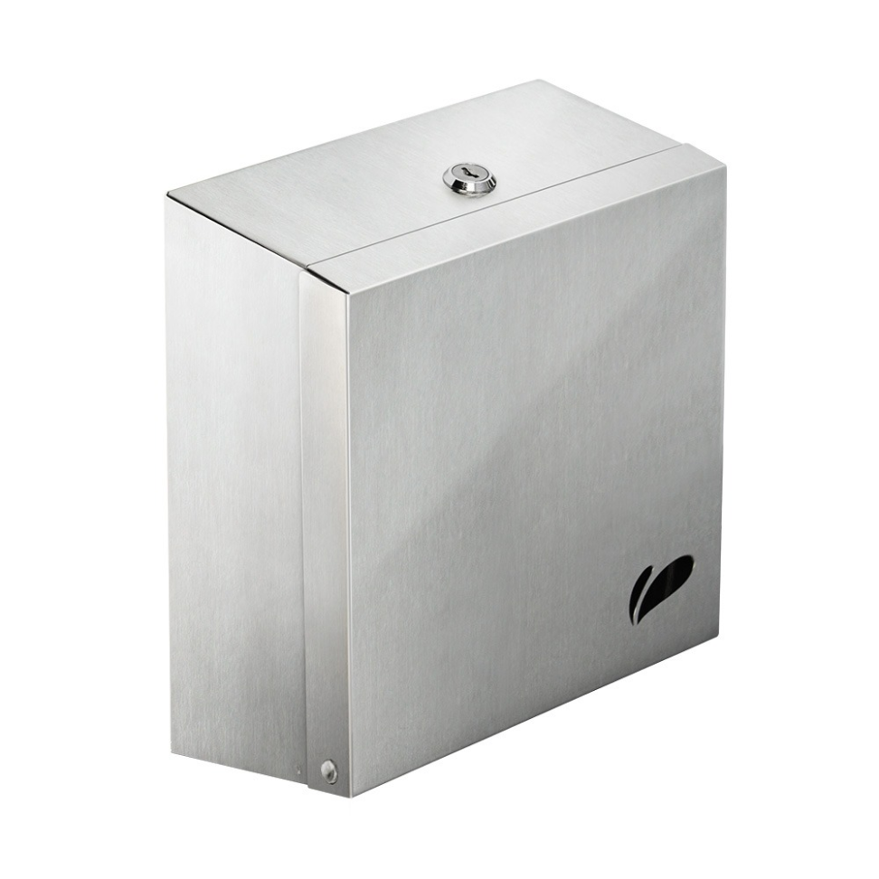 DISPENSER EM AÇO INOX PARA PAPEL TOALHA INTERFOLHADO