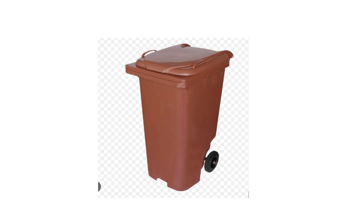 LIXEIRA COLETOR PLÁSTICO 240L COM RODAS DE 200mm - #6