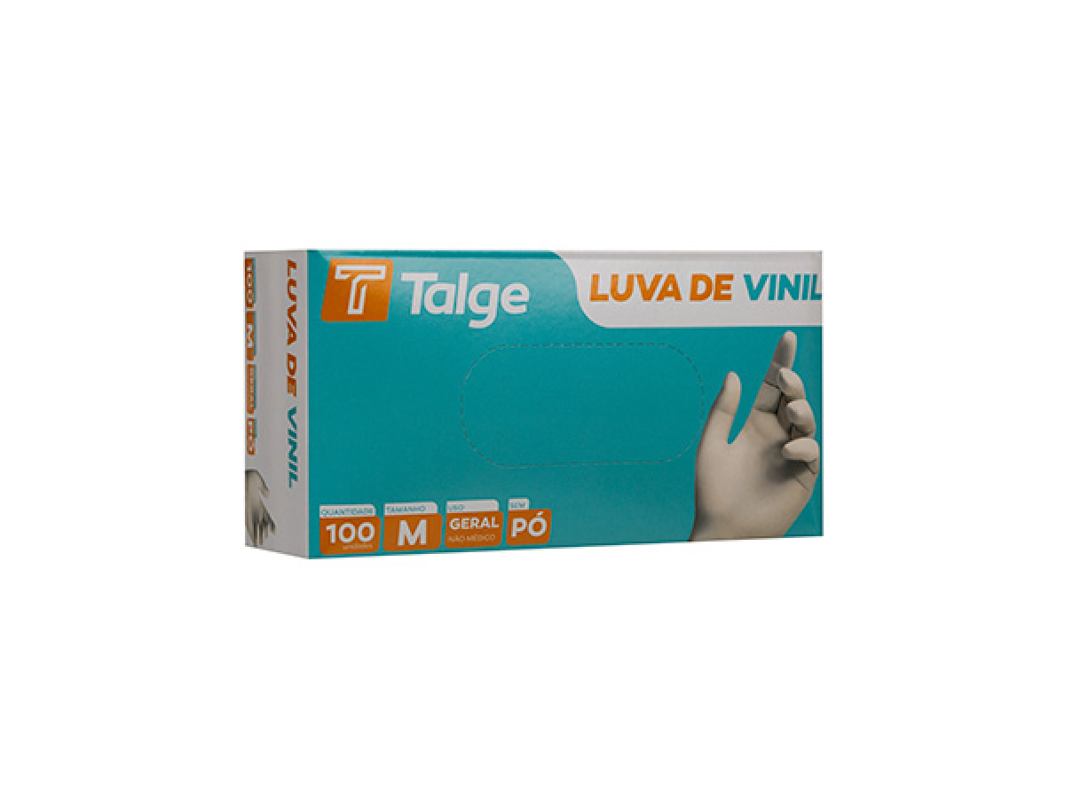 LUVA DE VINIL SEM PÓ