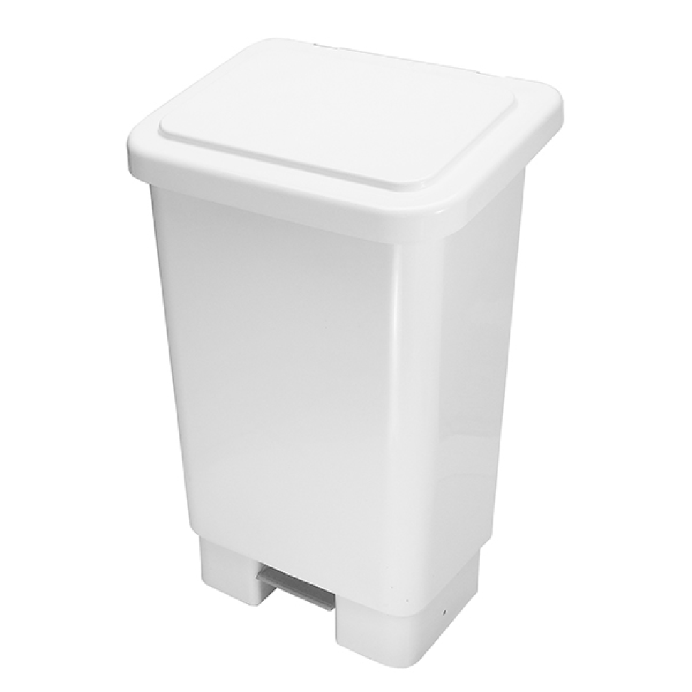 LIXEIRA RETANGULAR COM PEDAL 50L
