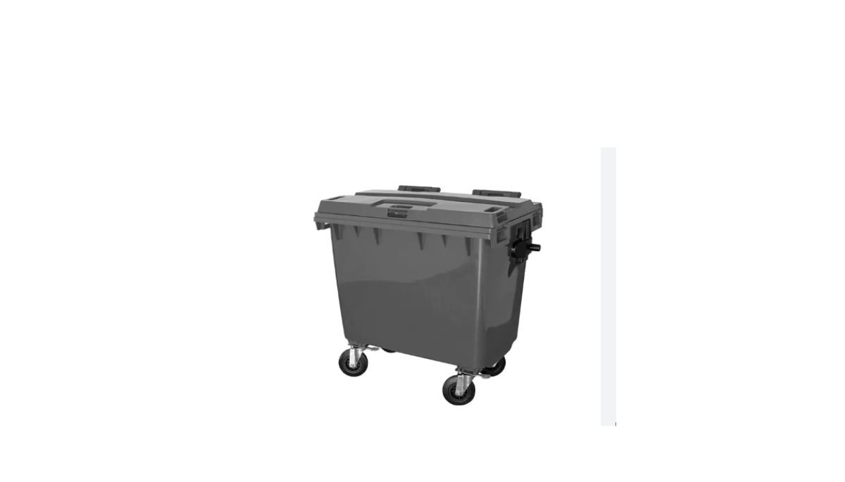 LIXEIRA COLETOR MOVEL PARA LIXO CAPACIDADE 660L - #4