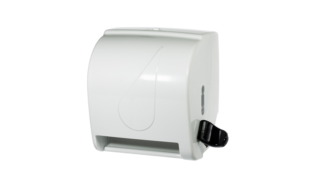 DISPENSER TOALHEIRO BOBINA ALAVANCA COMPACTO DROPY