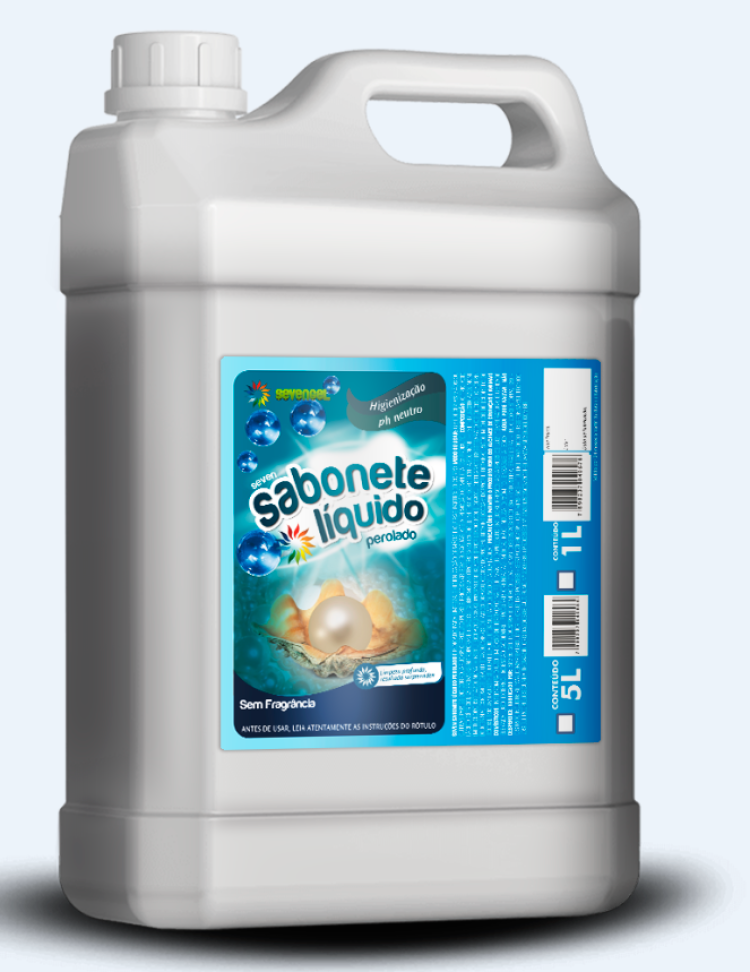 SEVEN SABONETE LÍQUIDO PEROLADO