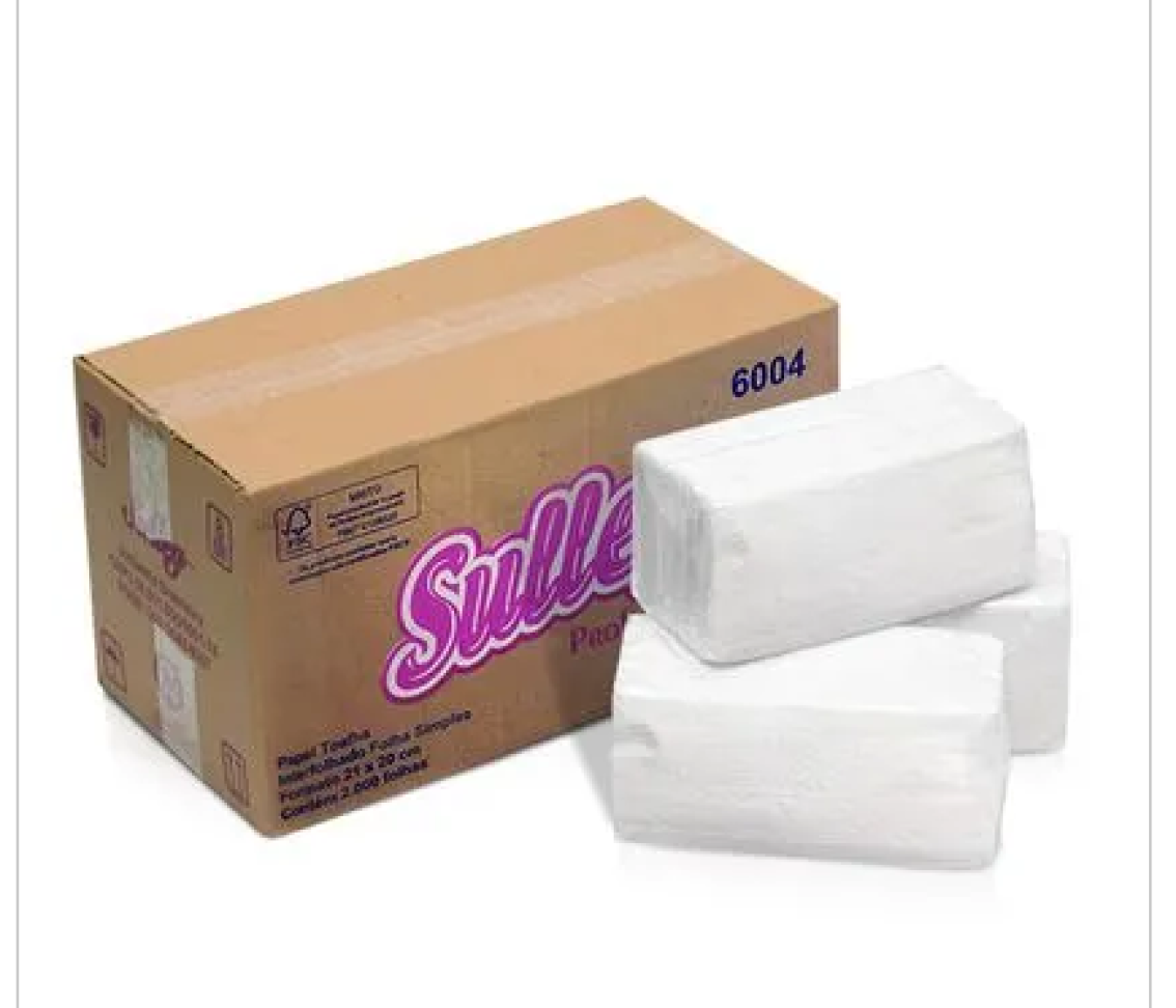 PAPEL TOALHA INTERFOLHA FOLHA SIMPLES 2000 FOLHAS