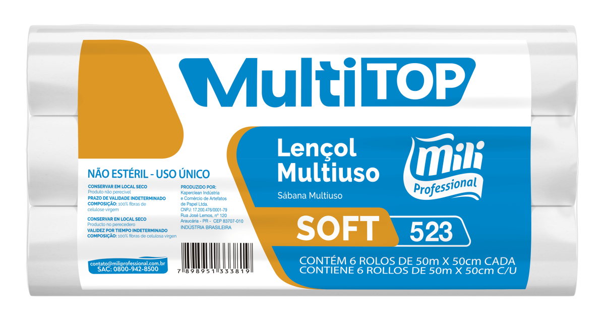 LENÇOL MULTIUSO MULTITOP 50CM