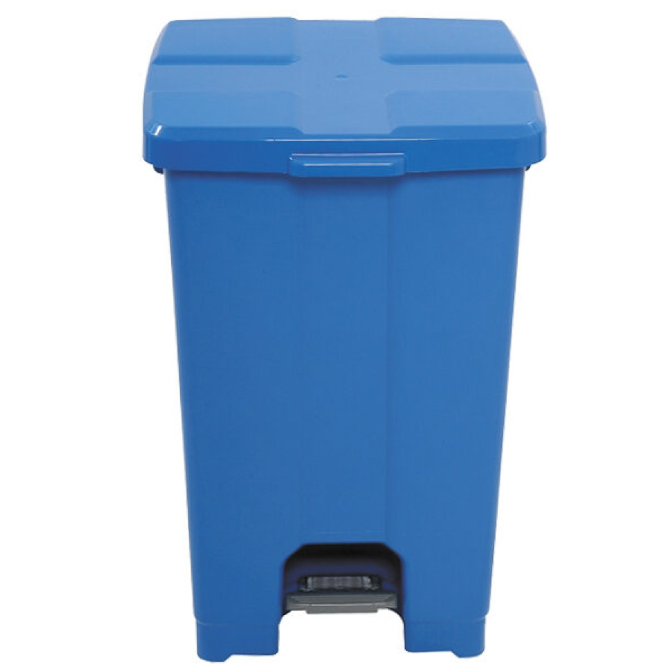 LIXEIRA QUADRADA COM PEDAL DE 60L