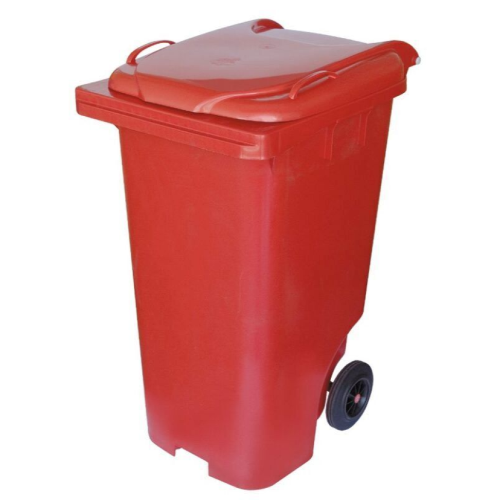 LIXEIRA COLETOR PLÁSTICO 240L COM RODAS DE 200mm