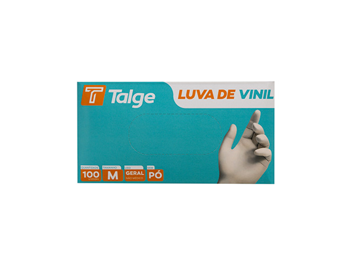 LUVA DE VINIL SEM PÓ