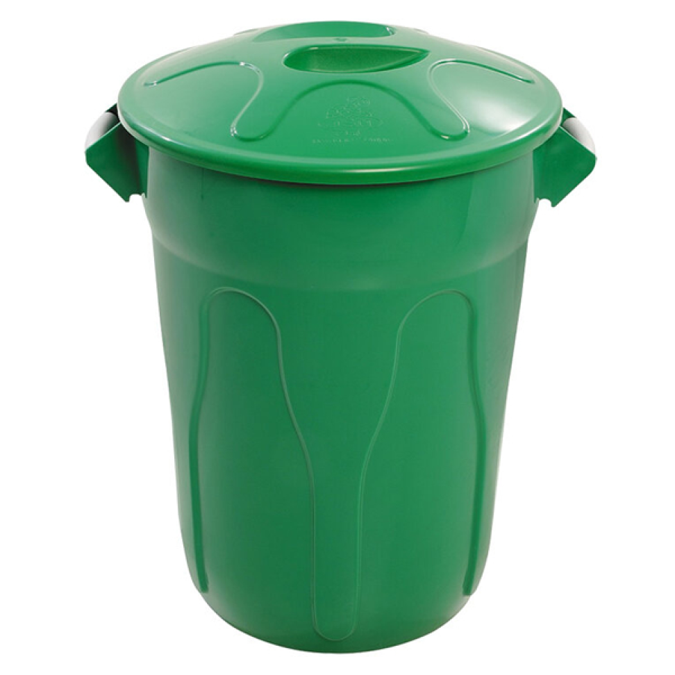LIXEIRA PLÁSTICA TIPO BALDE COM TAMPA 40L
