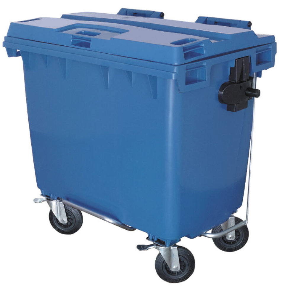 LIXEIRA COLETOR MOVEL PARA LIXO CAPACIDADE 660L COM PEDAL