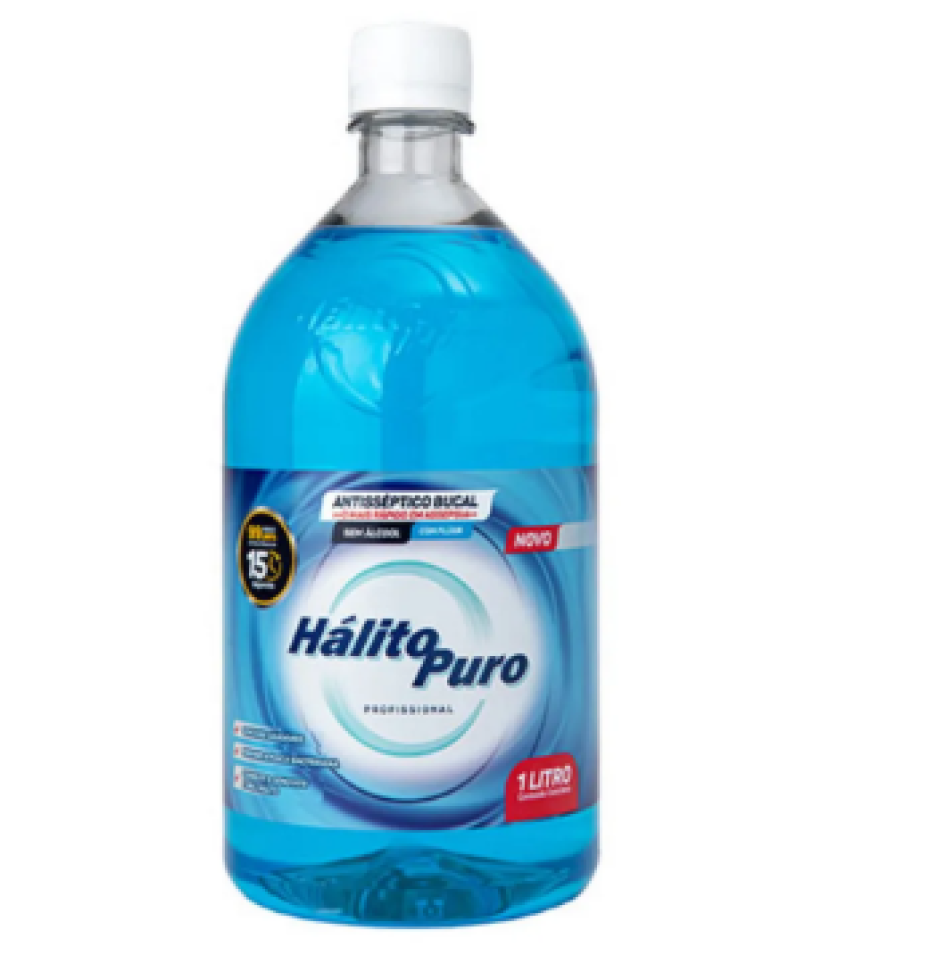 ANTISSÉPTICO BUCAL HÁLITO PURO 1 LITRO