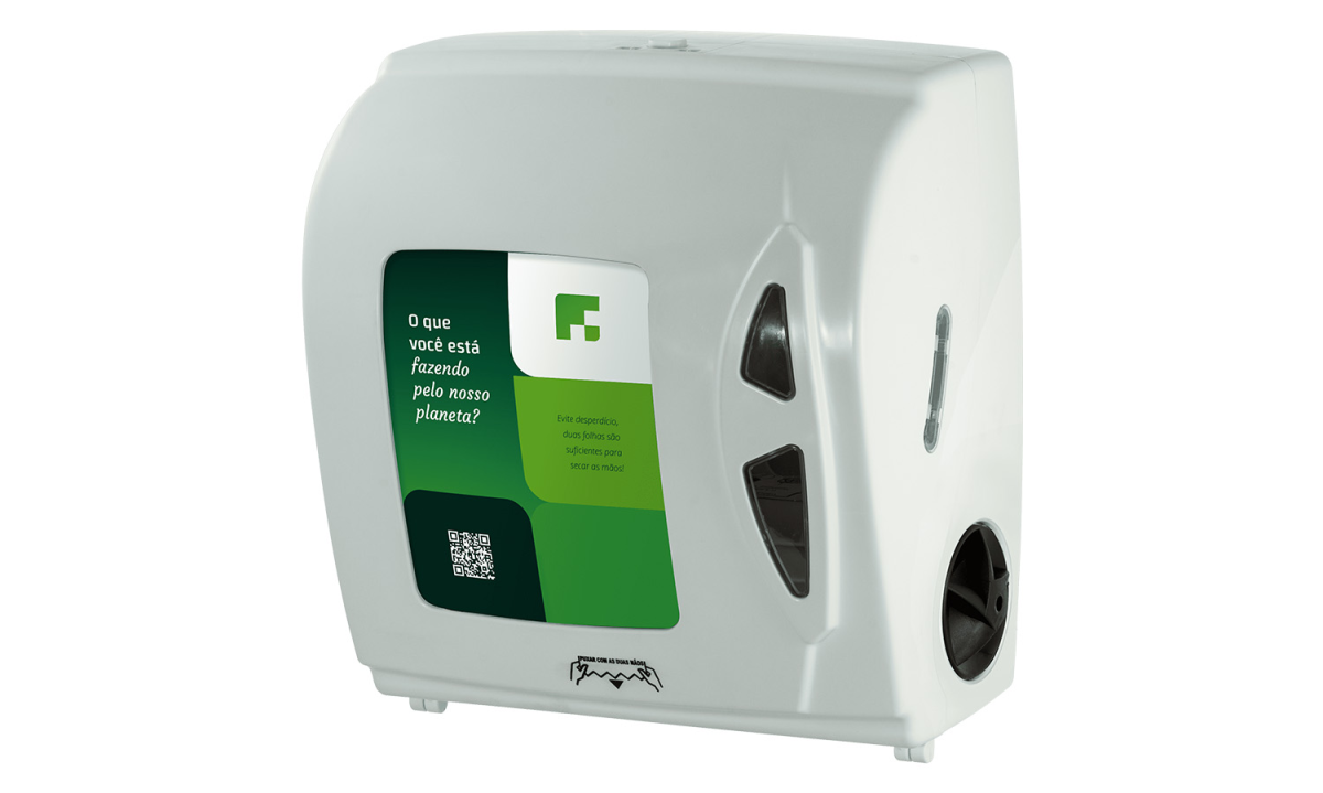 DISPENSER TOALHEIRO BOBINA AUTOCORTANTE COMPACTO INFINTY
