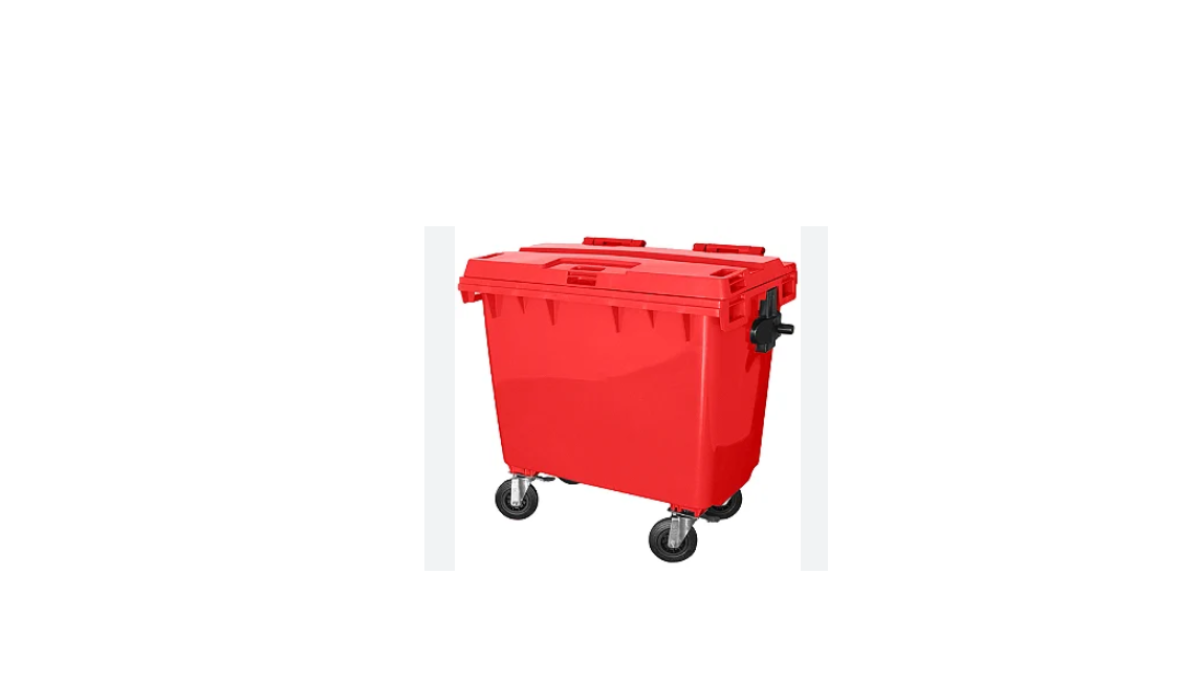 LIXEIRA COLETOR MOVEL PARA LIXO CAPACIDADE 660L - #3