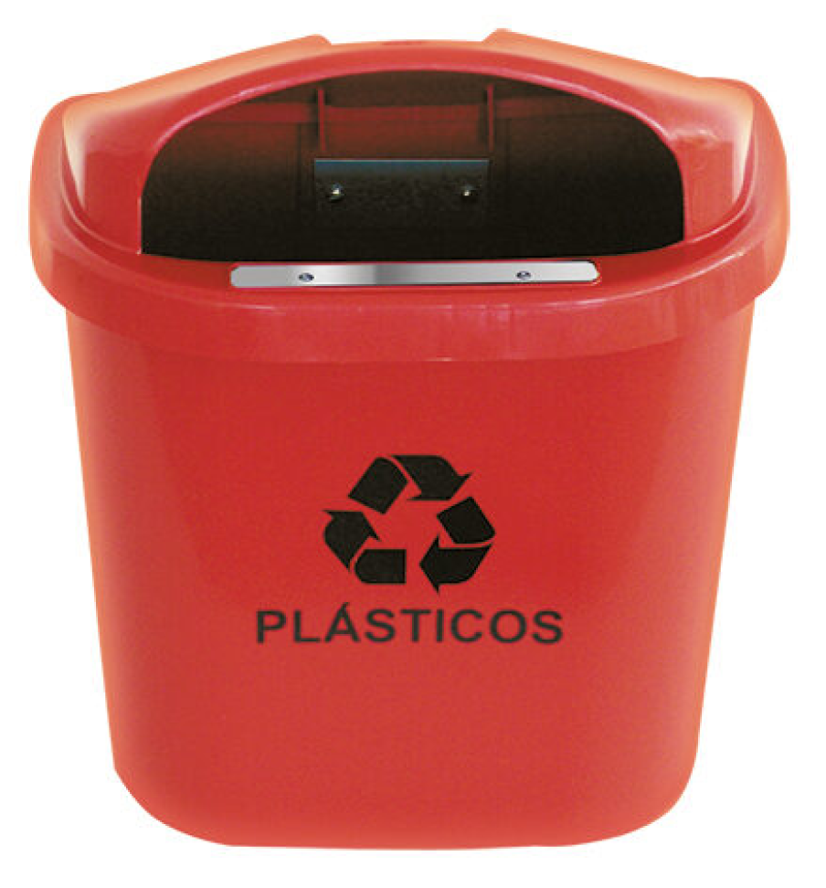 LIXEIRA INDIVIDUAL PARA COLETA SELETIVA DE 40L (SEM POSTE)