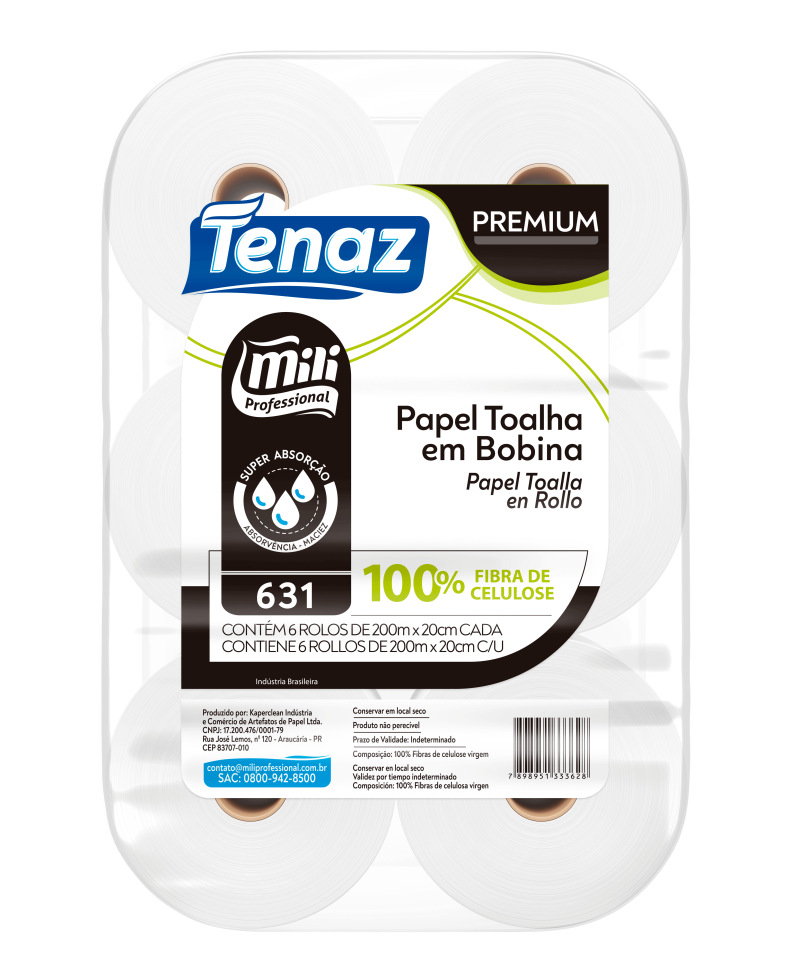 PAPEL TOALHA BOBINA PREMIUM