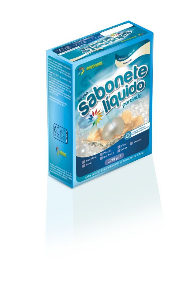 SEVEN SABONETE LÍQUIDO PEROLADO