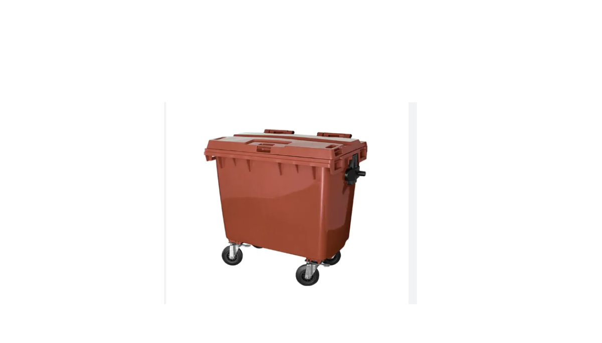 LIXEIRA COLETOR MOVEL PARA LIXO CAPACIDADE 660L - #5