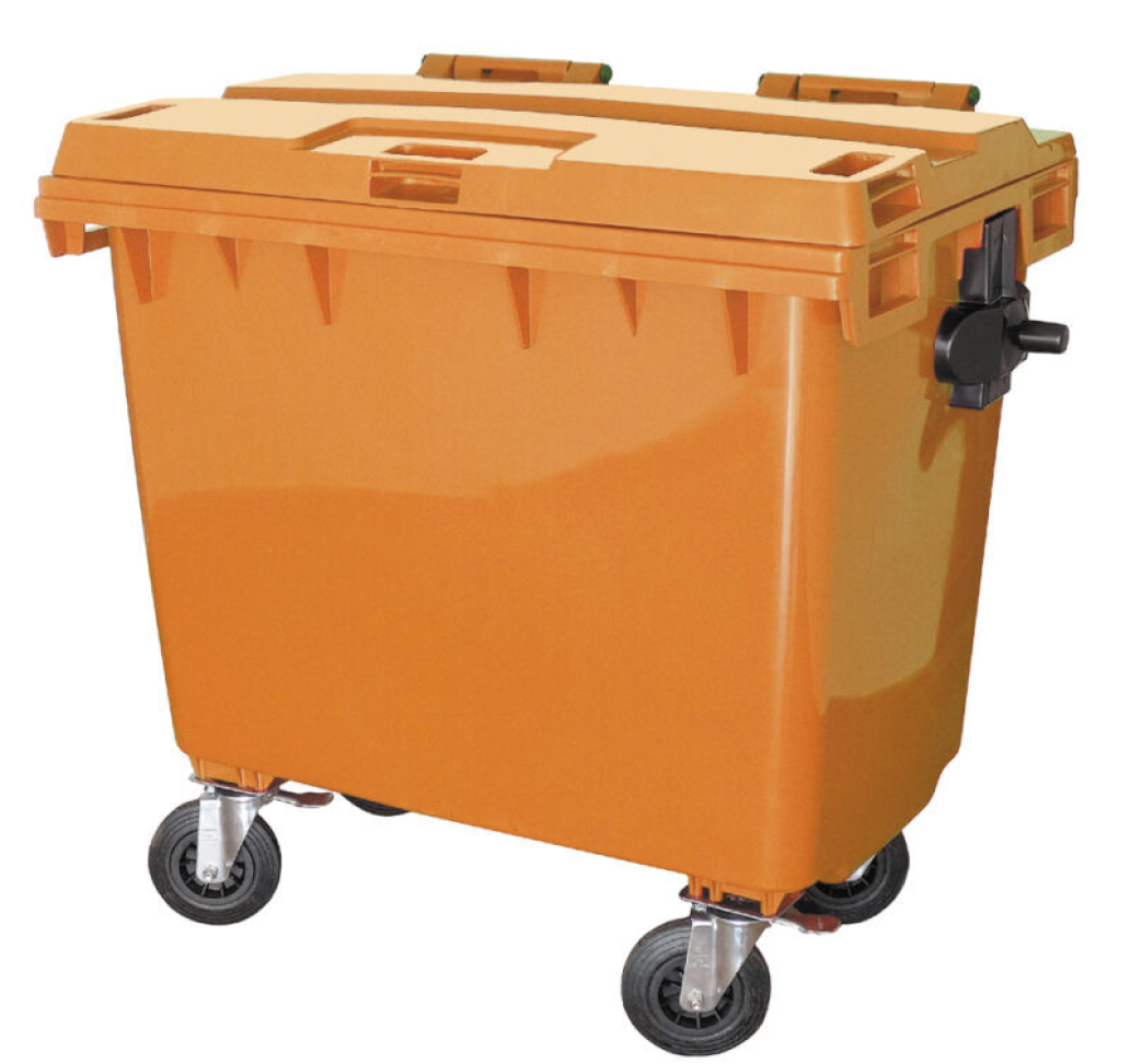 LIXEIRA COLETOR MOVEL PARA LIXO CAPACIDADE 660L