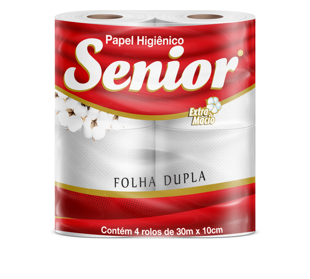 PAPEL HIGIÊNICO ROLO 30M SENIOR FOLHA DUPLA