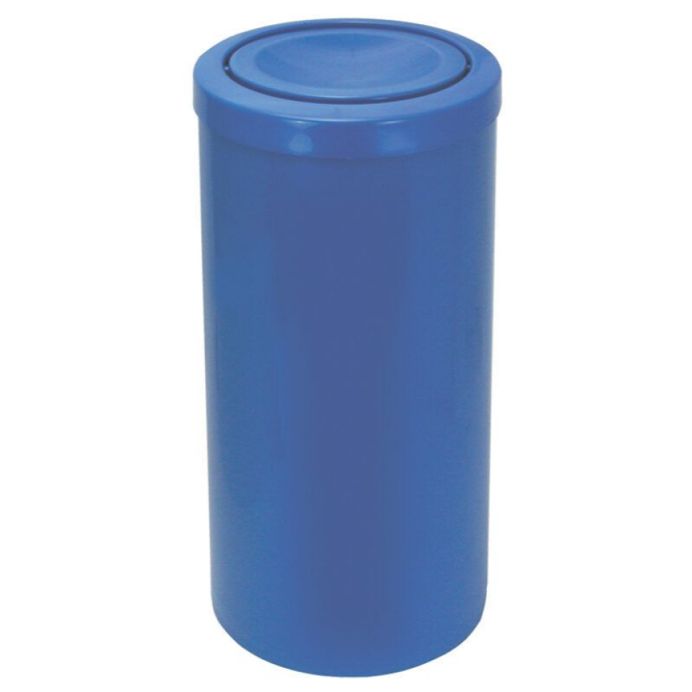 LIXEIRA PLÁSTICA COM TAMPA MEIA ESFERA 50L