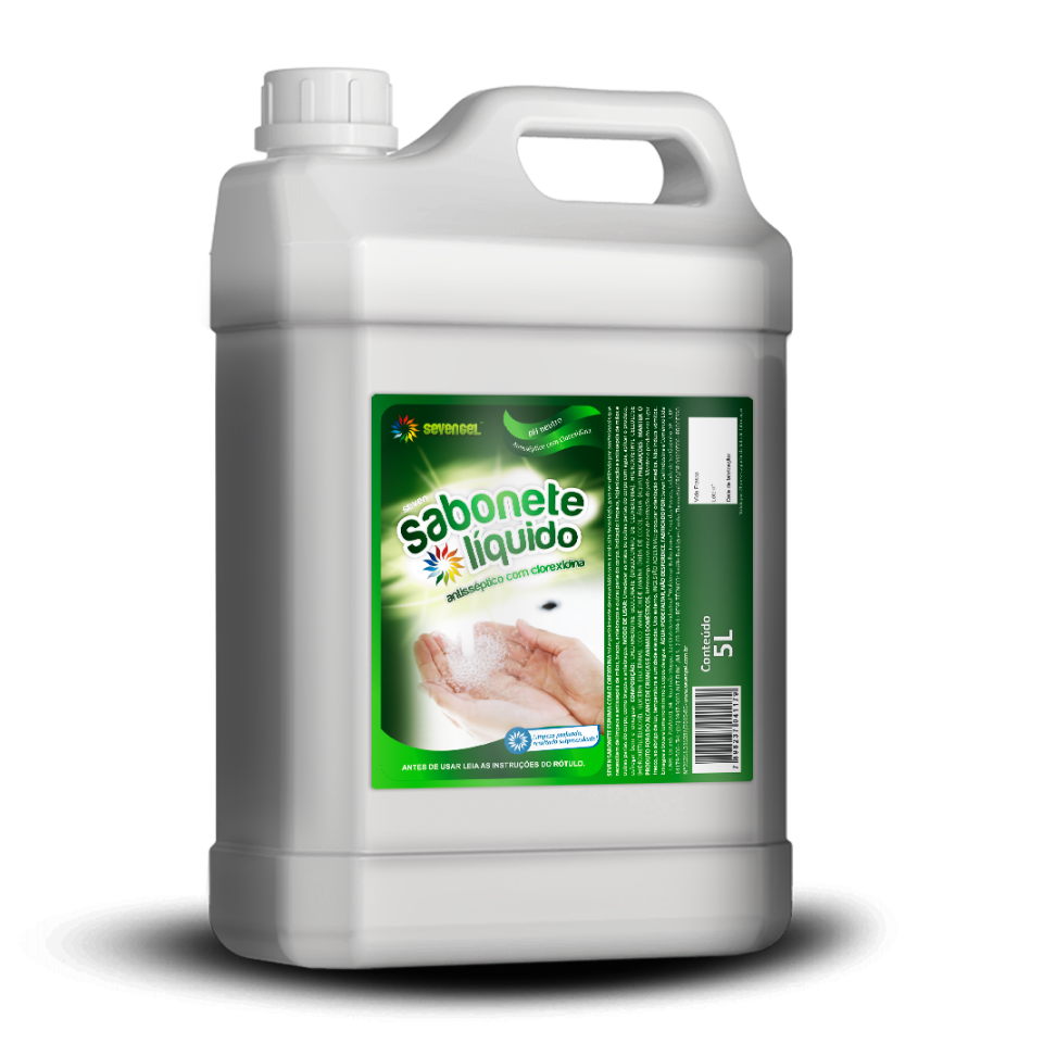 SEVEN SABONETE LÍQUIDO COM CLOREXIDINA