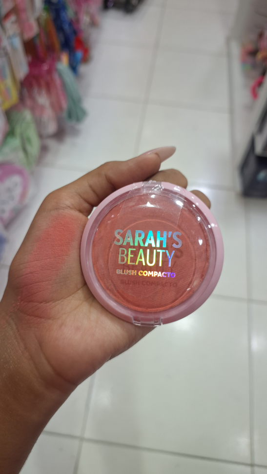 Blush Compacto Sarah's Beauty - Cor 1