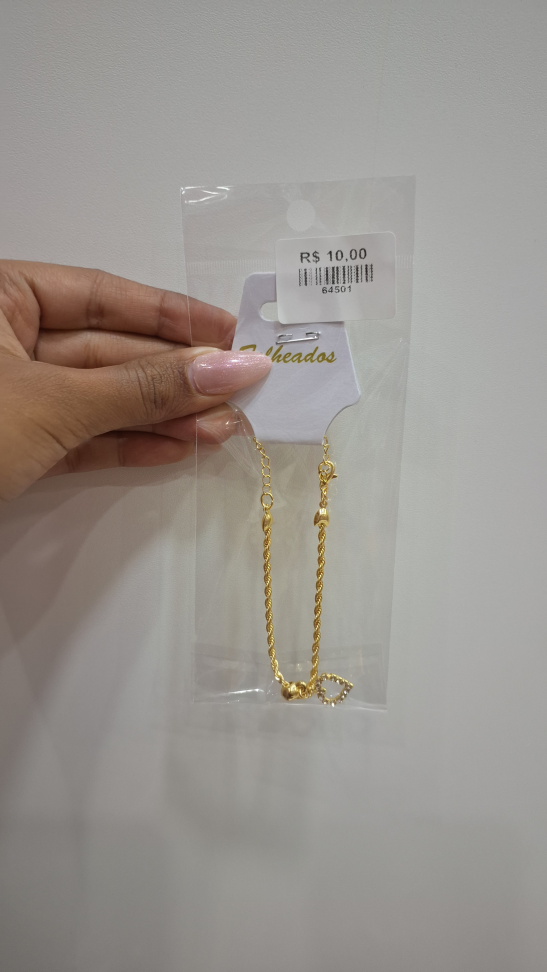 Pulseiras Folheadas