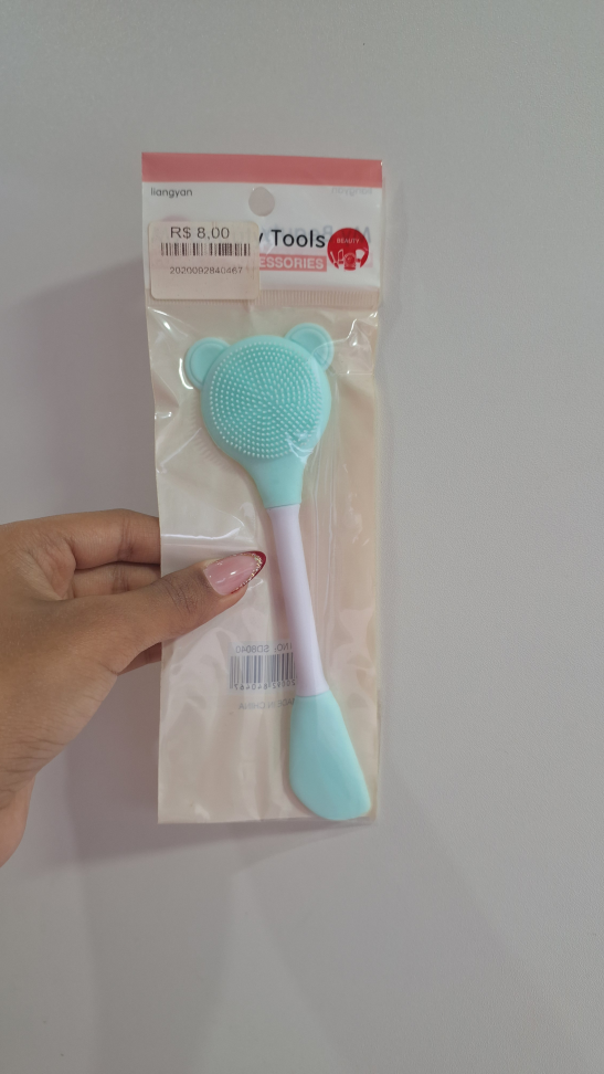 Pincel para limpeza Facial 2 em 1