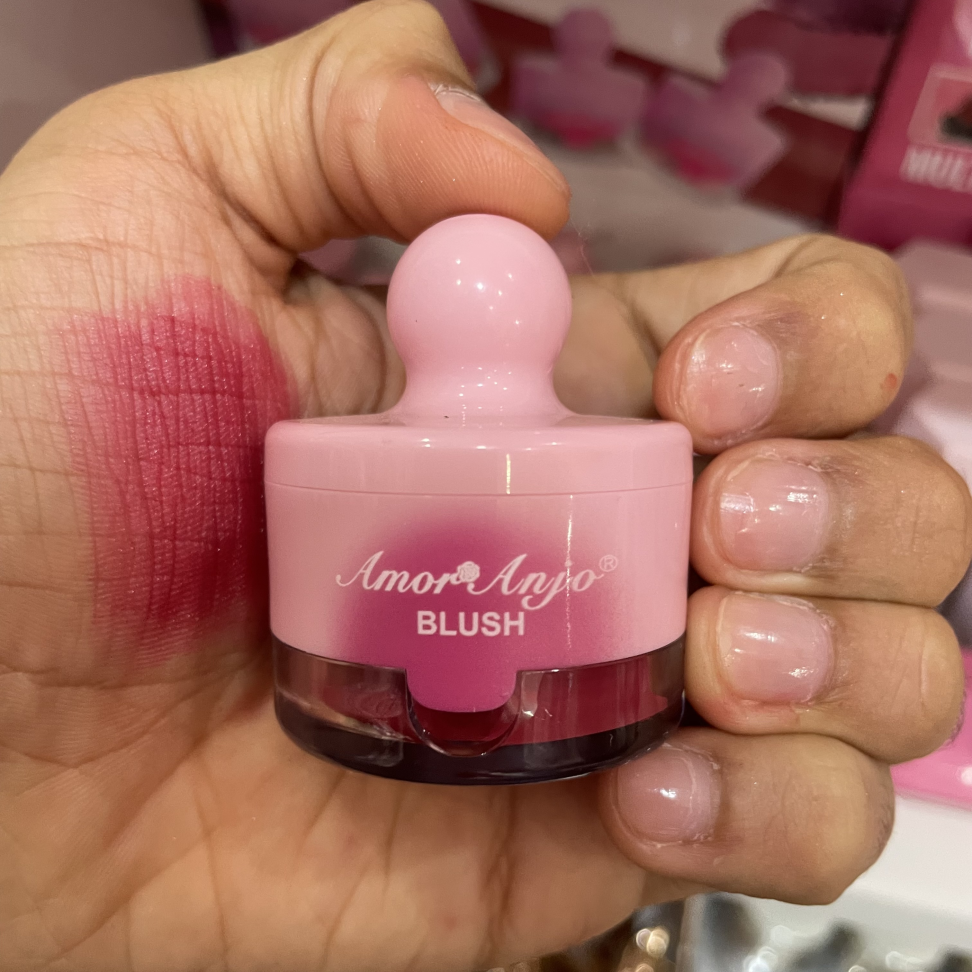 Blush + Espelho e Esponja AMOR ANJO - Cor 02 - #2