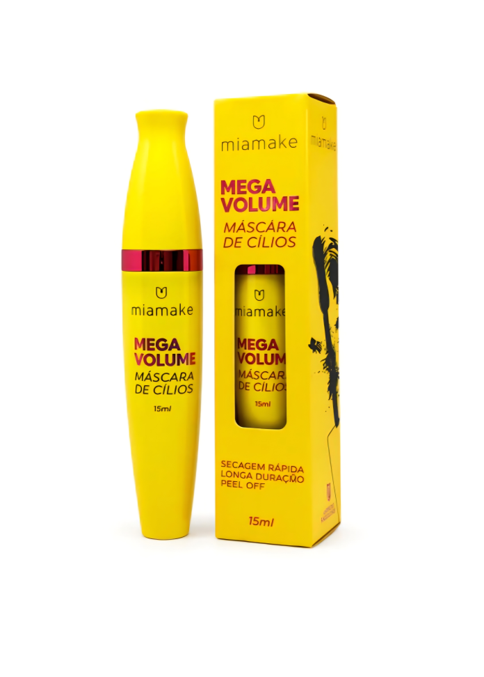 Máscara de Cílios Mega Volume Mia Make