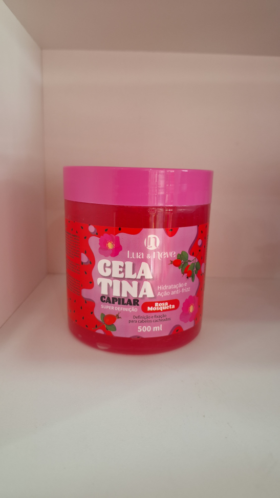 Gelatina Capilar Rosa Mosqueta Lua & Neve