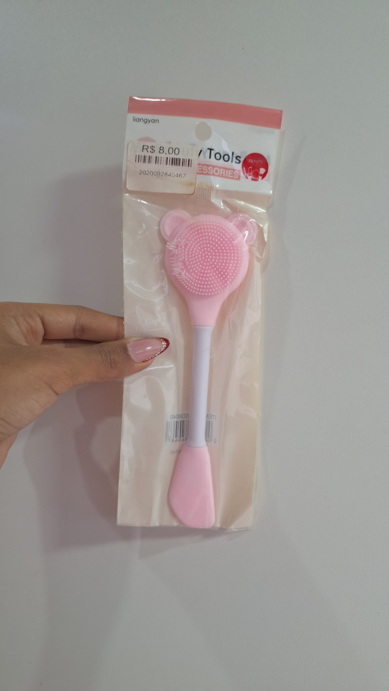 Pincel para limpeza Facial 2 em 1