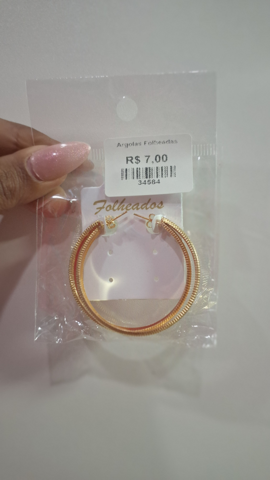 Argolas Folheadas