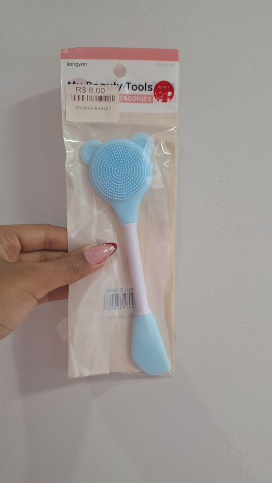 Pincel para limpeza Facial 2 em 1