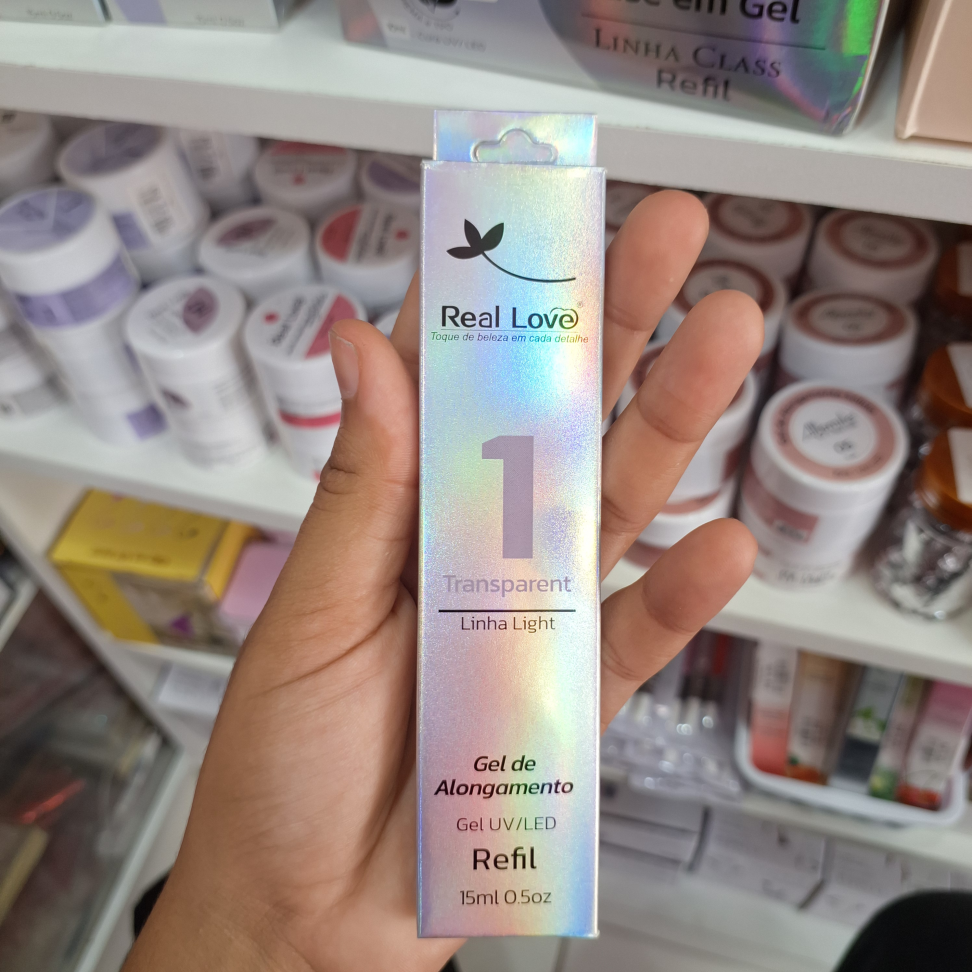Real Love Gel de Alongamento Transparente 15ml