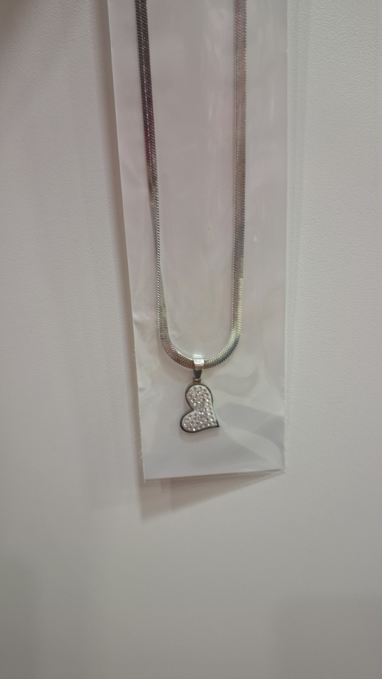 Colar Inox prata Lux