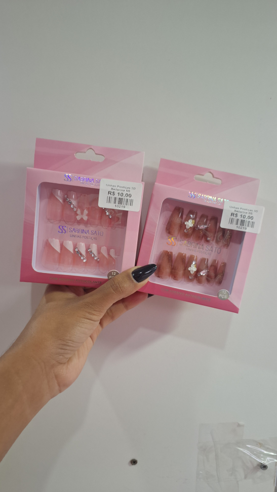 Unhas Postiças 3D Bailarina Sabrina Satto