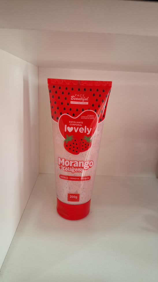 Esfoliante Corporal Morango Lovely